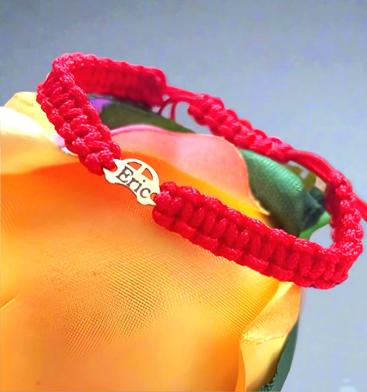 Bratara Impletita Personalizata - Masinuta - Aur 14K