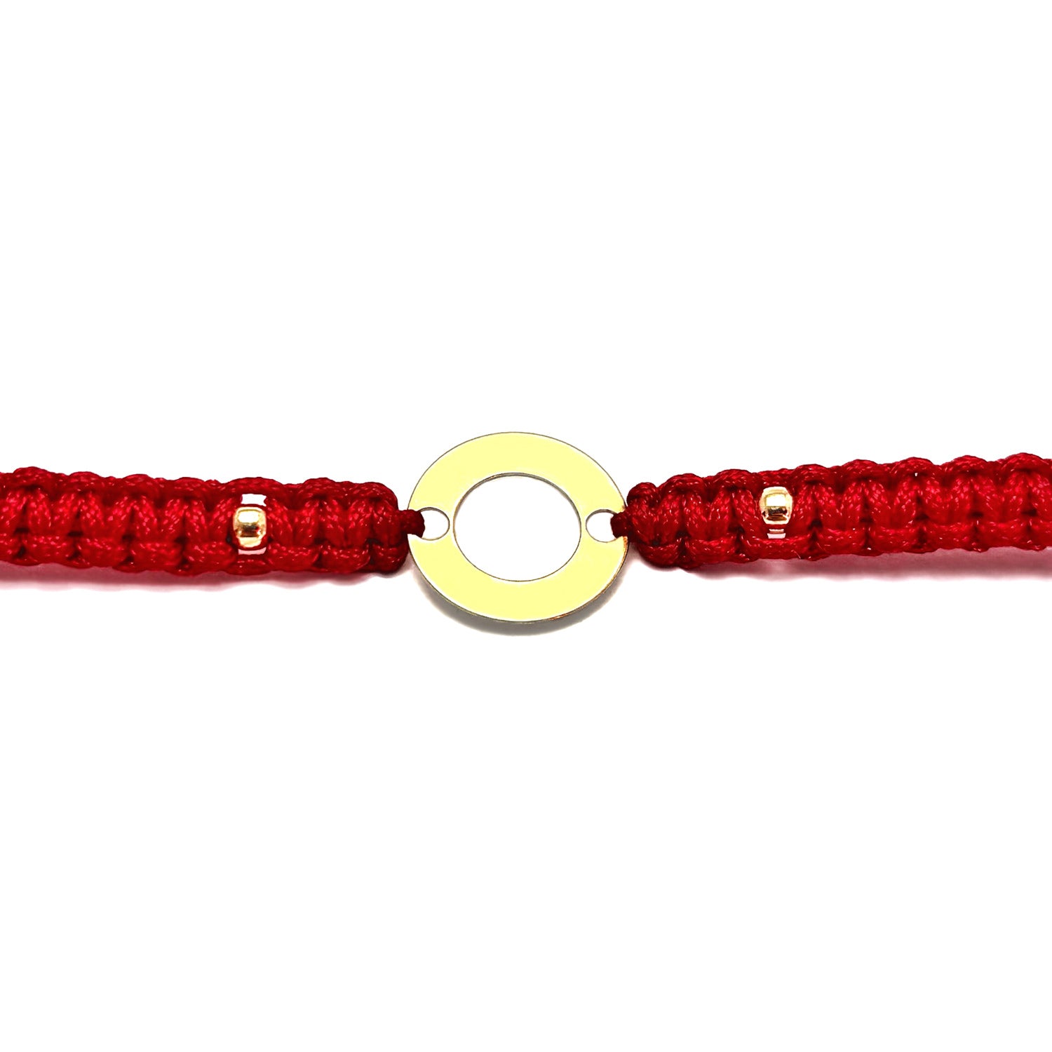 Bracciale personalizzato - Cerchio in argento placcato oro 24K