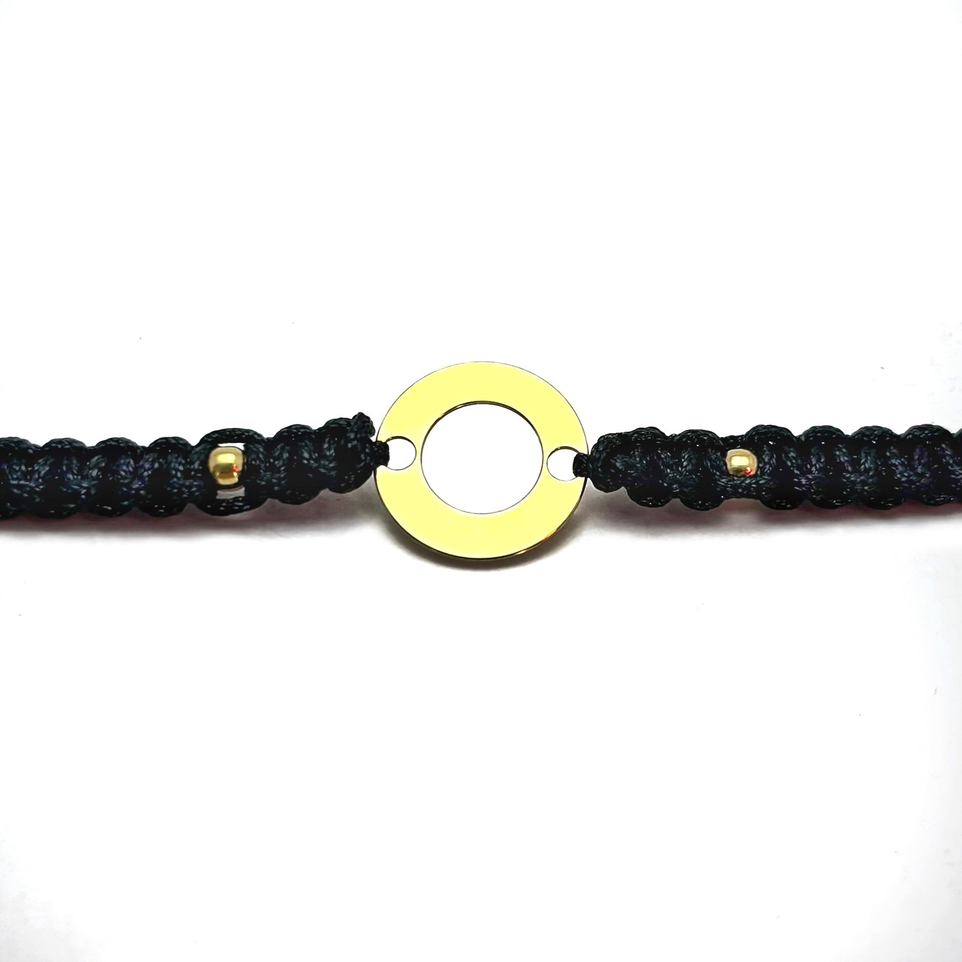 Bracciale personalizzato - Cerchio in argento placcato oro 24K