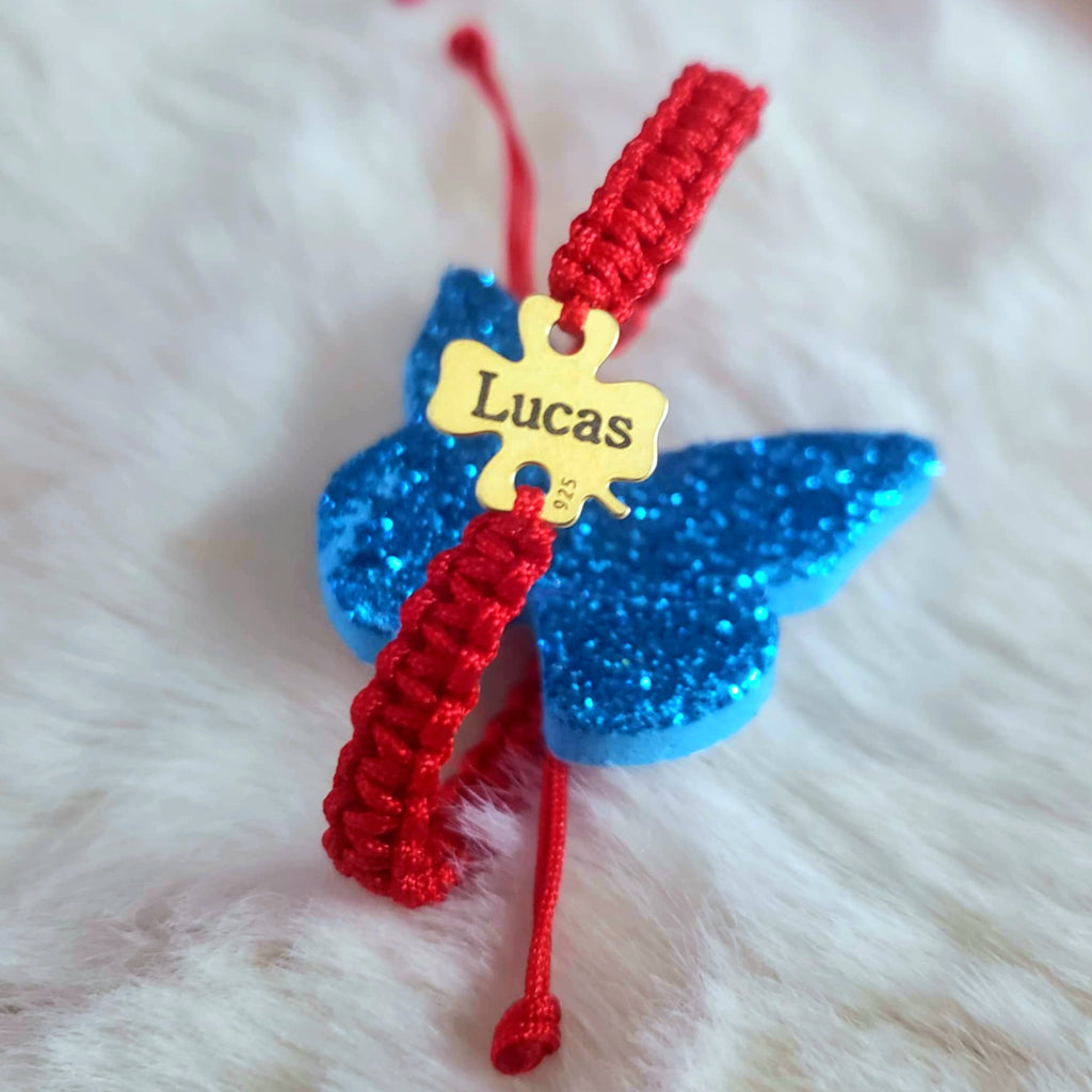 Bratara Personalizata - Trifoi Argint Placat cu Aur 24K