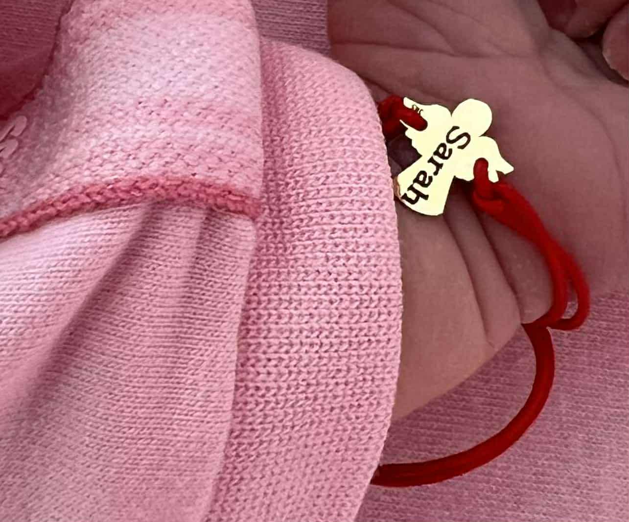 Bratara Impletita Personalizata - Inger - Pandantiv Aur 14K