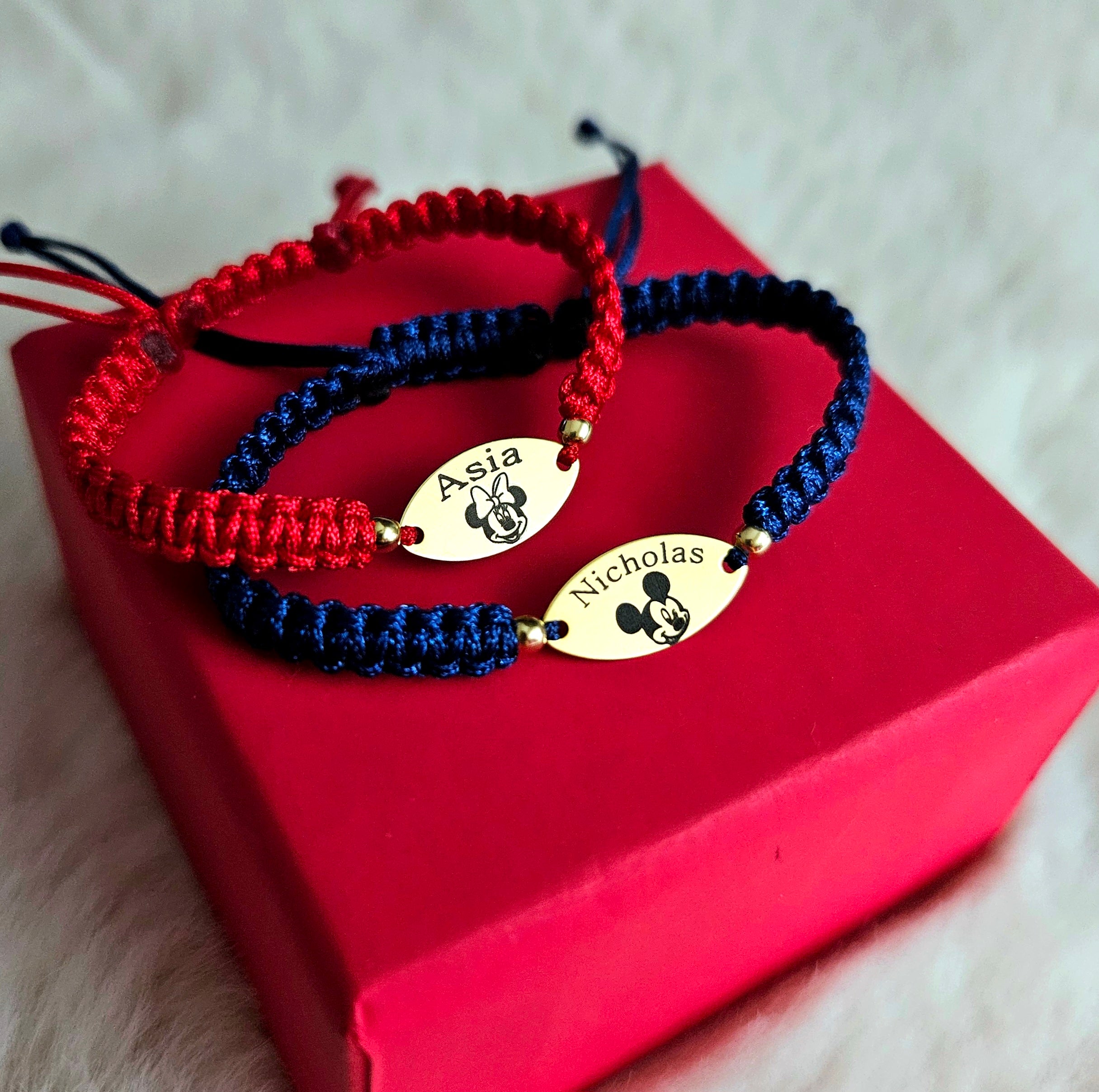 Bratara personalizata - Placuta Ovala 15mm Argint Placat Cu Aur 24K