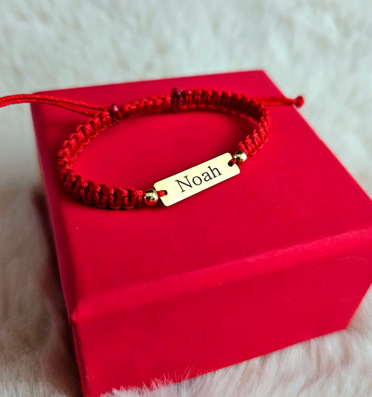 Bratara personalizata - Placuta 19mm Argint Placat Cu Aur 24K