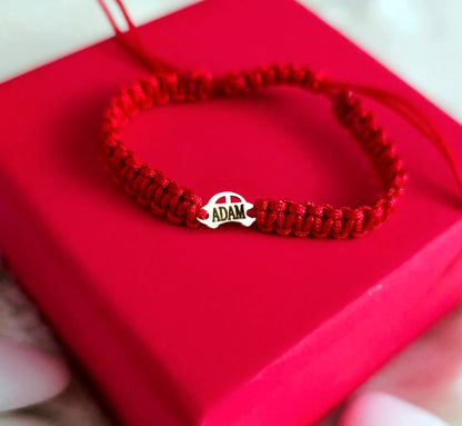 Bratara Impletita Personalizata - Masinuta - Aur 14K