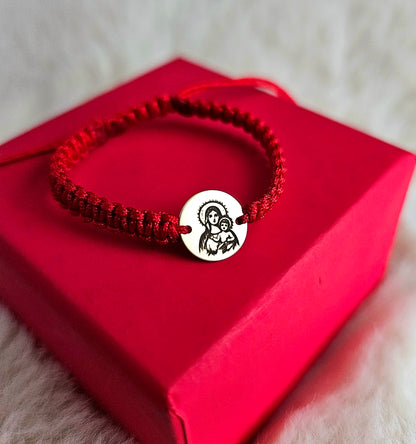 Bratara Impletita Personalizata Banut 10mm - Aur 14K