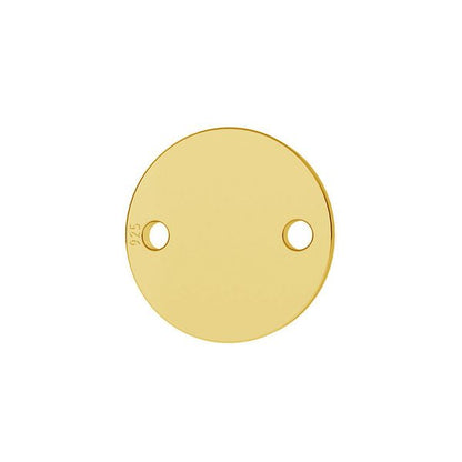 Bratara personalizata - Banut 12mm Argint Placat Cu Aur 24K